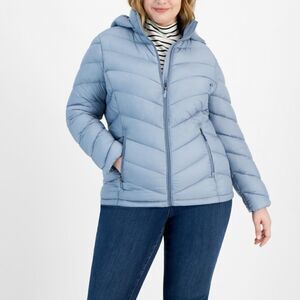 Charter Club Plus Size Hooded Packable Puffer Jacket Women's XXL Winter Coat